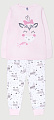 Пижама для девочки нежно-розовый Crockid К 1541
