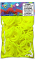 Резиночки и клипсы для плетения браслетов Rainbow Loom Neon Yellow 
