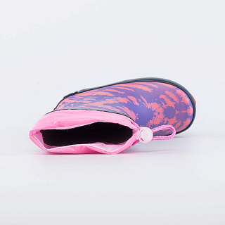 Резиновые сапожки для девочки Котофей 566195-11 