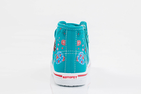 Кеды для девочки Котофей 341020-11 