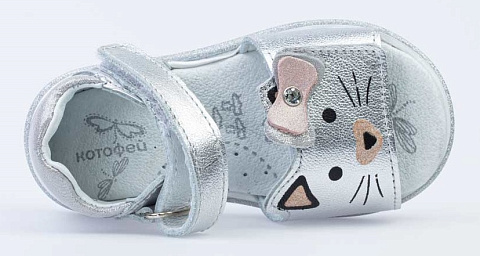 Сандалии для девочки Котофей 122154-21 