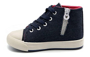 Кеды для девочки Канарейка F561-1-BLUE 