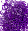Резиночки и клипсы для плетения браслетов Rainbow Loom Deep Purple 