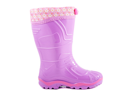 Резиновые сапожки для девочки Котофей 566097-11 