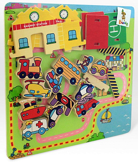 Игрушка тематический набор Топ Брайт для самых маленьких Город и транспорт 