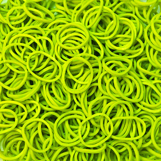 Резиночки и клипсы для плетения браслетов Rainbow Loom Olive Green 