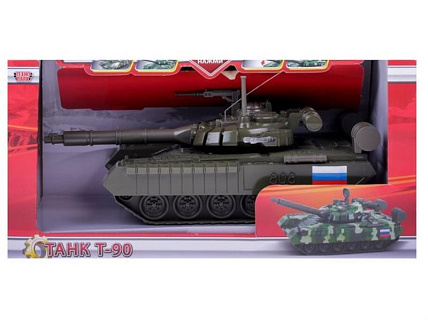 Модель военная техника Т-90 зеленый 